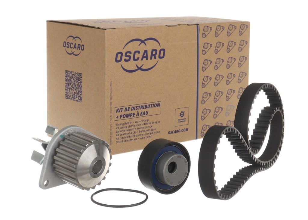 Pompe à eau + kit de courroie de distribution (Kit courroie de distribution) OSCARO ref. KPOSC003